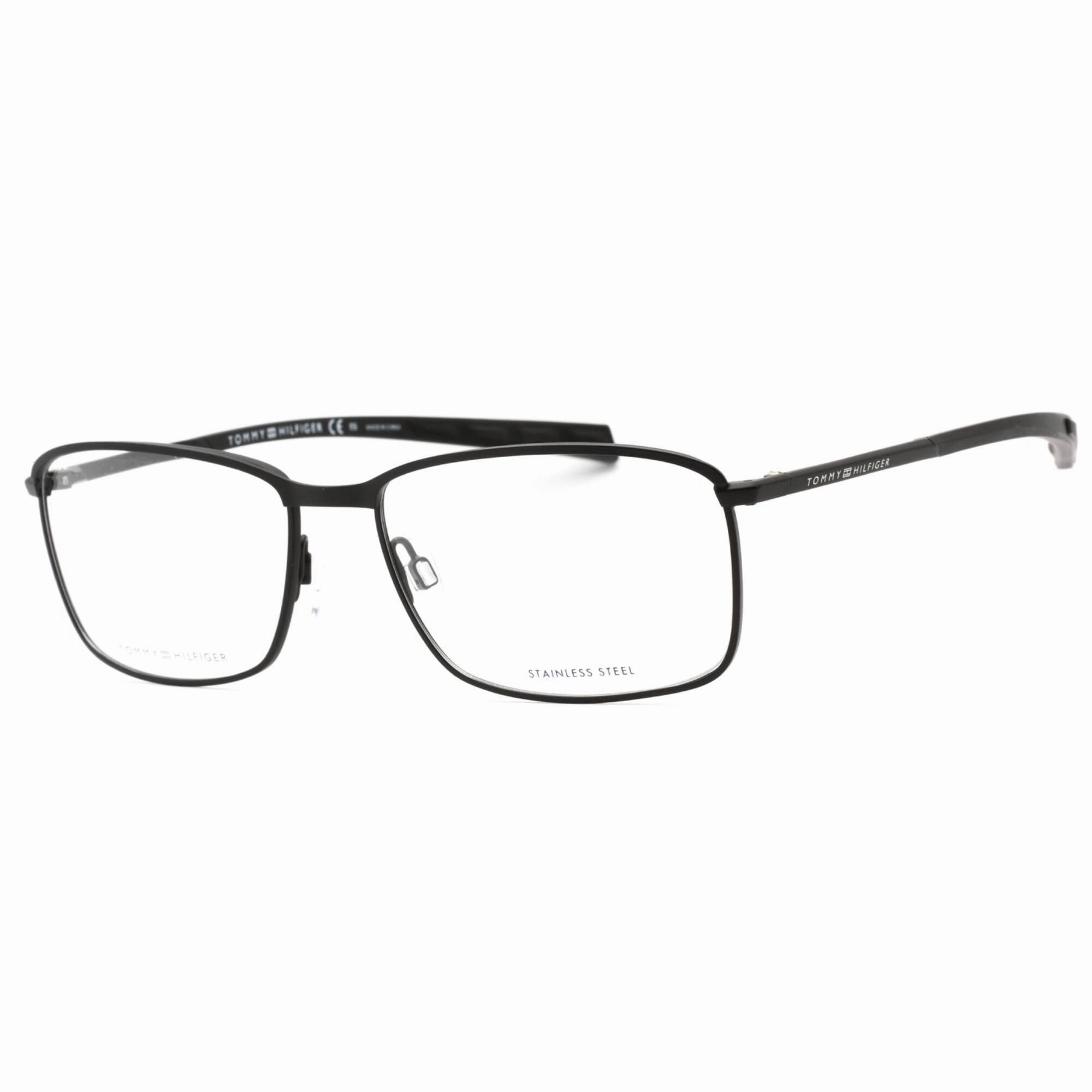 Tommy Hilfiger Women's Eyeglasses - Matte Black Rectangular Frame | TH 1954 0003 00