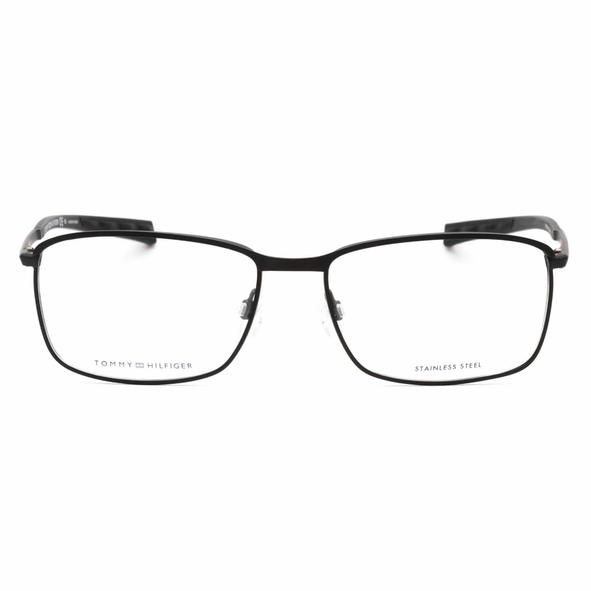 Tommy Hilfiger Women's Eyeglasses - Matte Black Rectangular Frame | TH 1954 0003 00