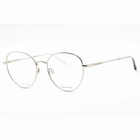Tommy Hilfiger Women's Eyeglasses - Palladium Round Full Rim Frame | TH 2005 0010 00