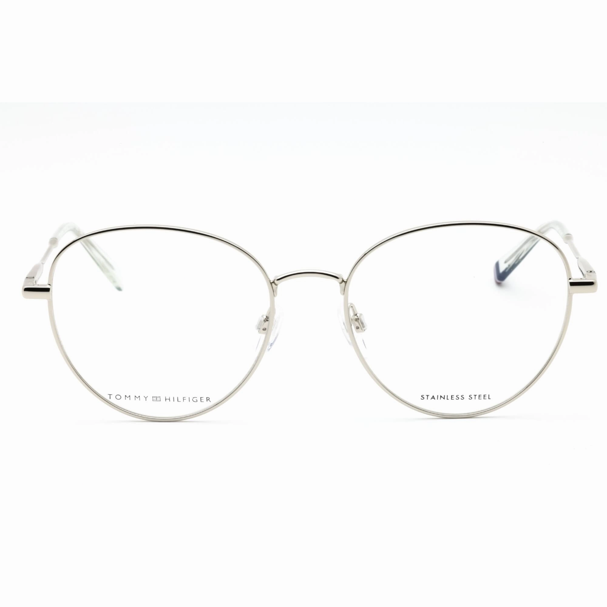 Tommy Hilfiger Women's Eyeglasses - Palladium Round Full Rim Frame | TH 2005 0010 00