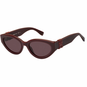 Tommy Hilfiger Women's Sunglasses - Burgundy Full Rim Cat Eye Frame | TH 1957/S 0LHF