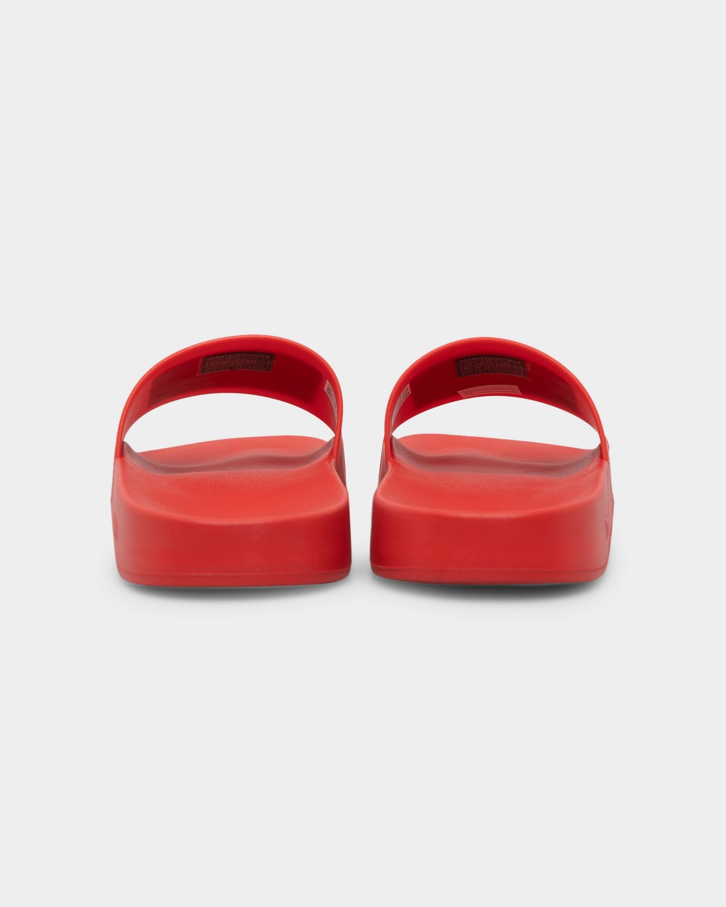 Tommy Jeans Essential Contoured Pool Slides Deep Crimson