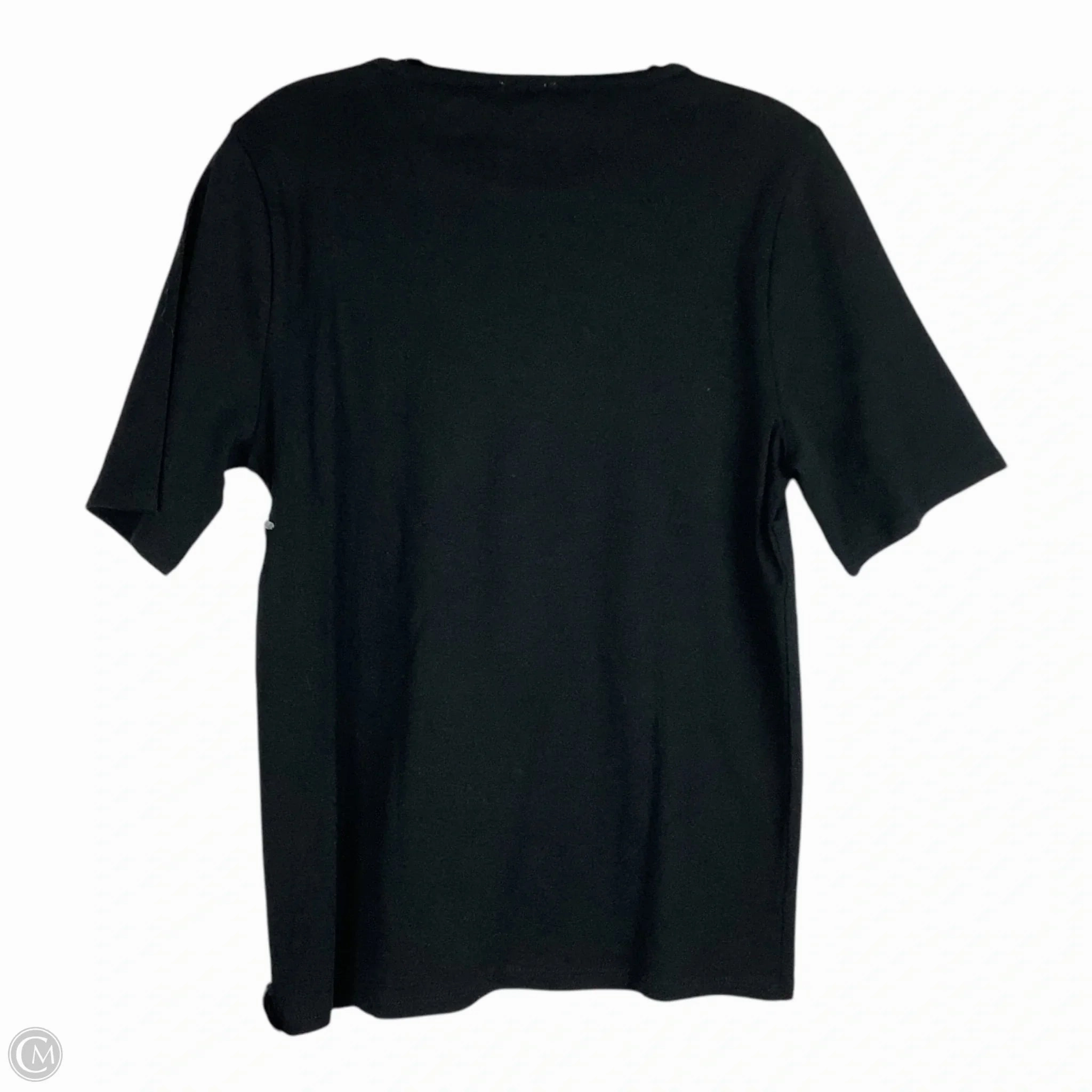 Top Short Sleeve Basic By J. Crew In Black, Size: L