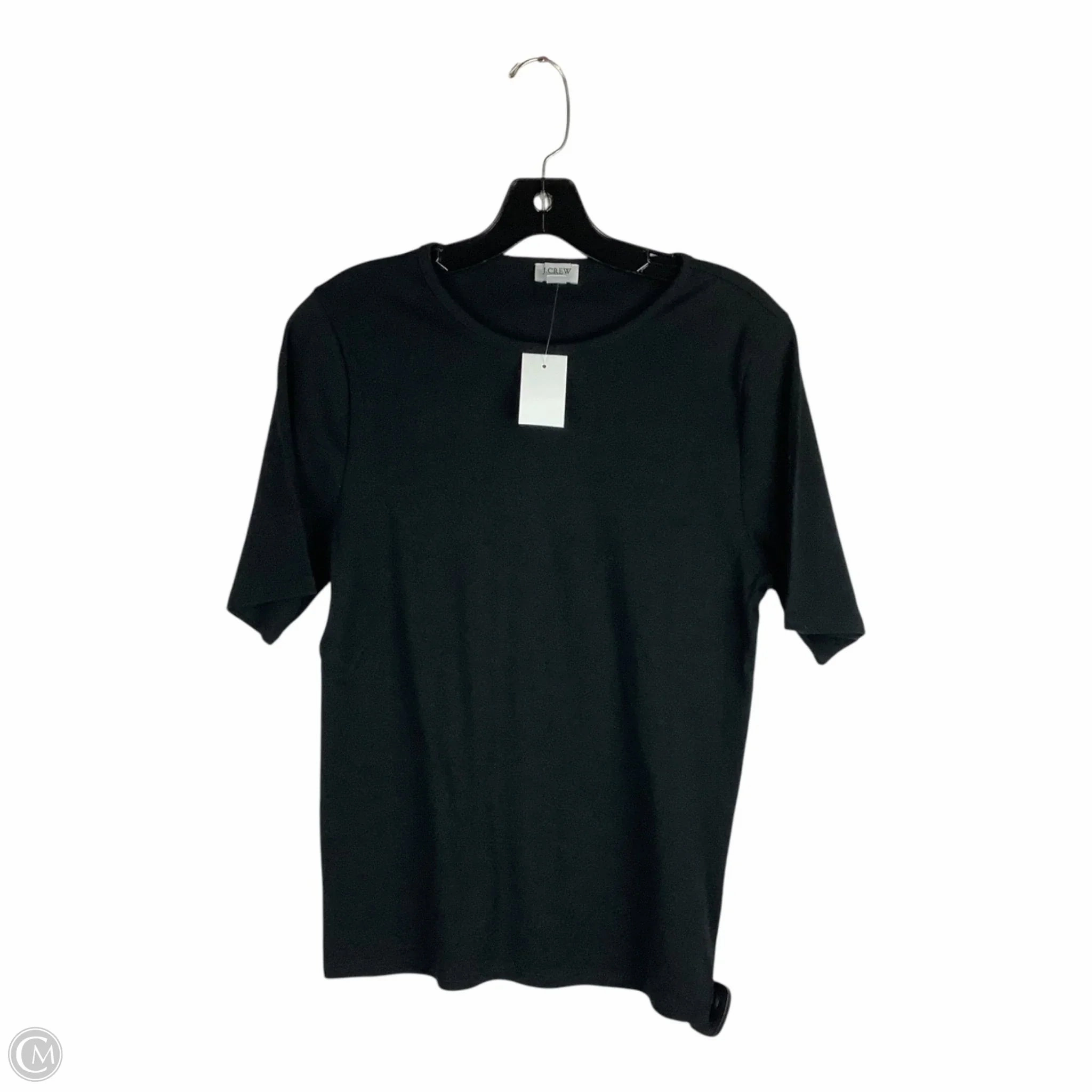 Top Short Sleeve Basic By J. Crew In Black, Size: L