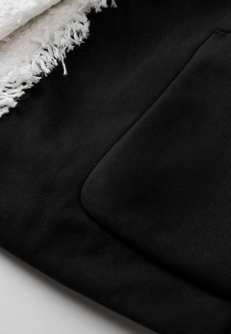 Tweed Detailing Mesh Jacket