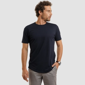 Version7B Crew Neck Curve Hem