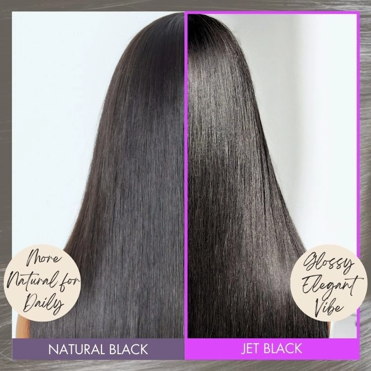 Weekly Special | Jet Black Middle Part Silky Straight Glueless 5x5 Closure Lace Wig Pre-Cut Lace