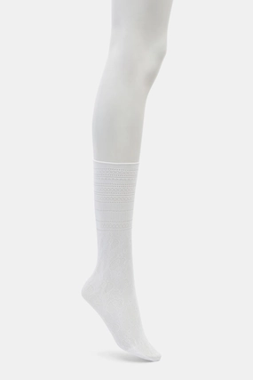 White Multi Lace Socks