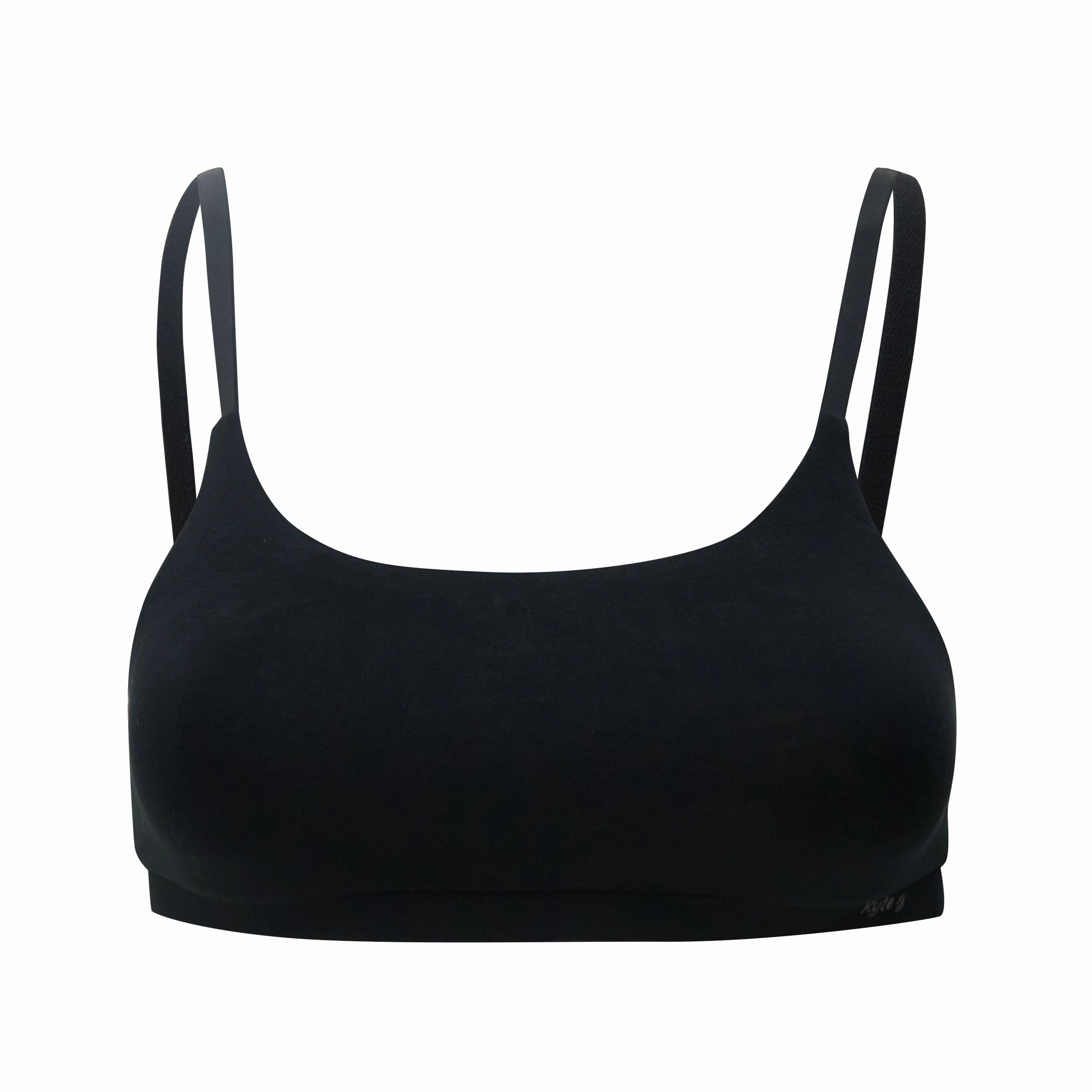 Women's Scoop Neck Bralette in Midnight