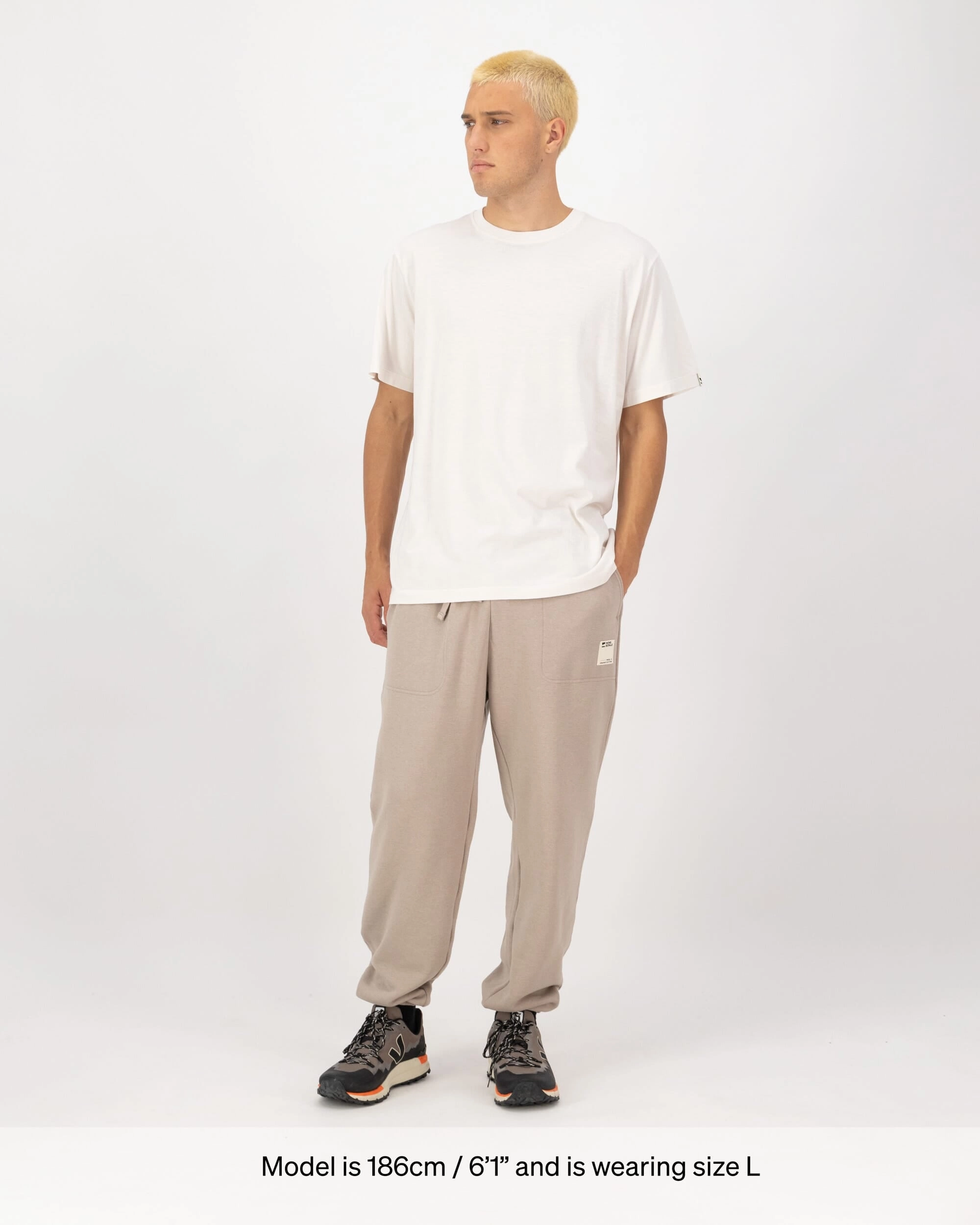Yonder Merino Organic Cotton T-Shirt - Vintage White
