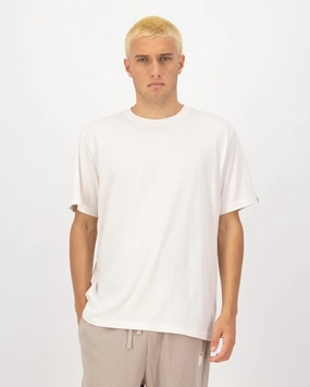Yonder Merino Organic Cotton T-Shirt - Vintage White